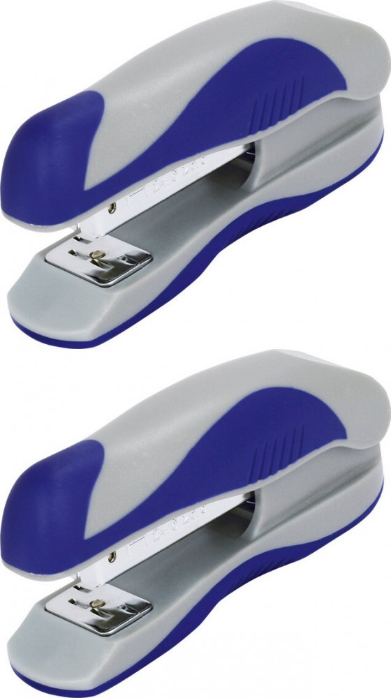 2x Zszywacz Eagle S5023B Alpha, do 20 kartek, niebieski