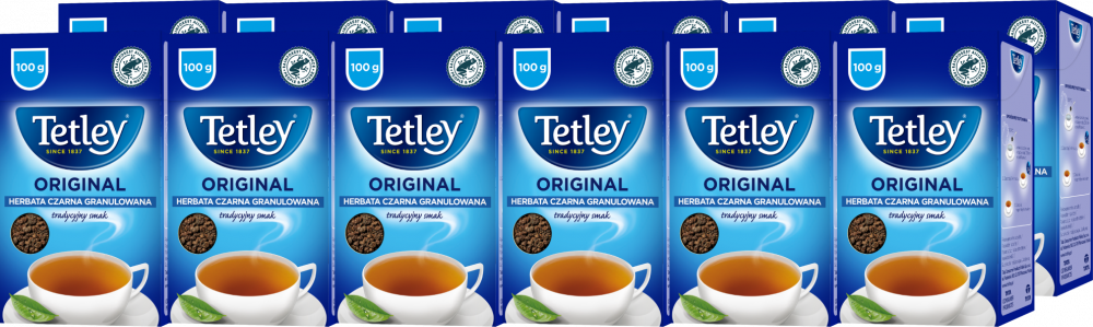 12x Herbata czarna granulowana Tetley Original, 100g