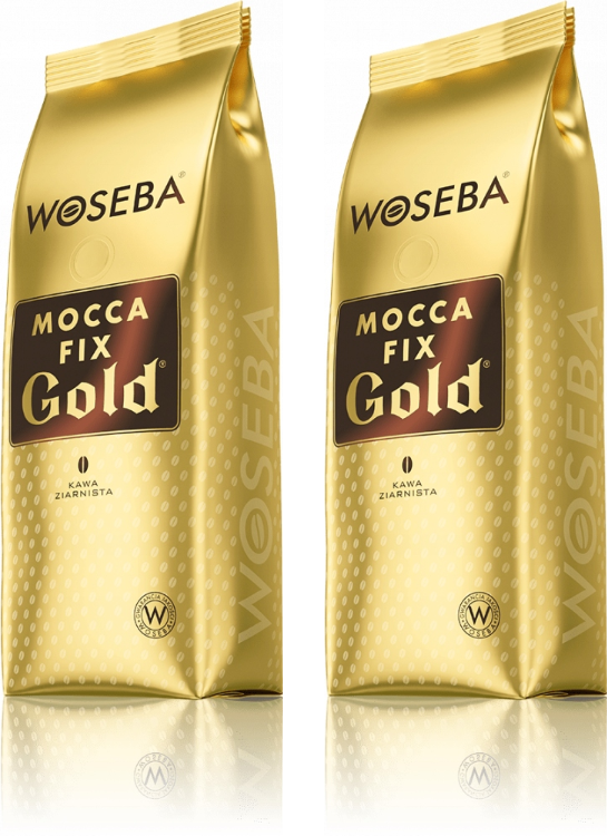 2x kawa ziarnista Woseba Mocca Fix Gold, 1kg