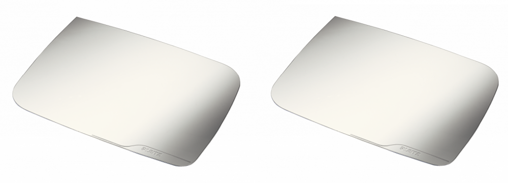 2x podkład ochronny na biurko Leitz, 40x53cm, przezroczysty