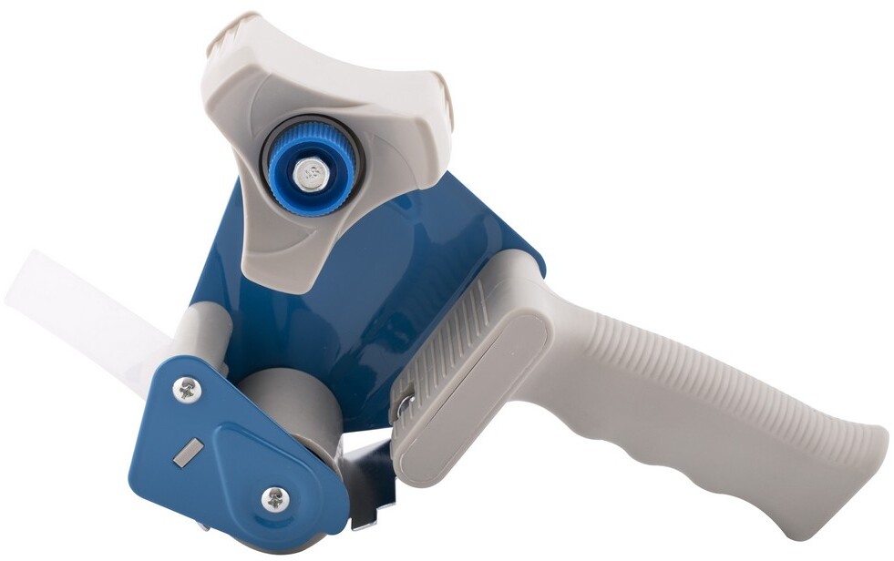 Dyspenser do taśmy pakowej D.Rect, 50mm, szaro-niebieski