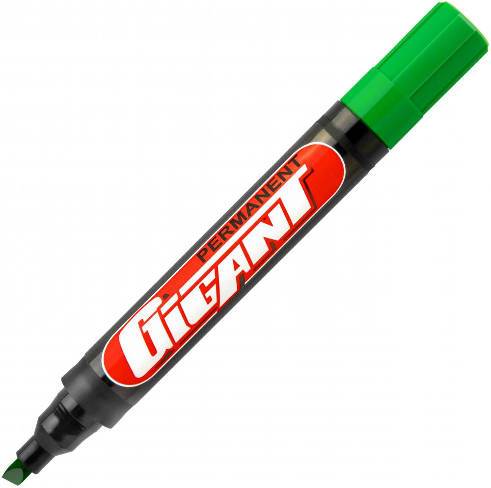 Marker permanentny Kamet, Gigant, ścięta, 5.5mm zielony, tak