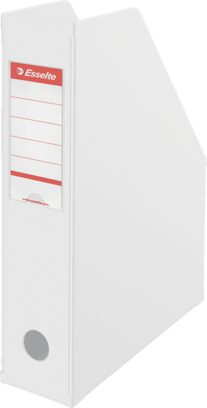 Organizer kartonowy na dokumenty Esselte Vivida, składany , A4, 70mm, do 700 kartek biały