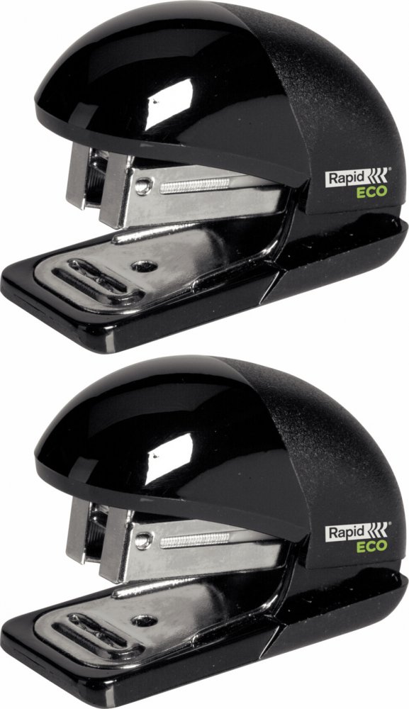 2x Zszywacz Rapid Eco mini, do 10 kartek, czarny