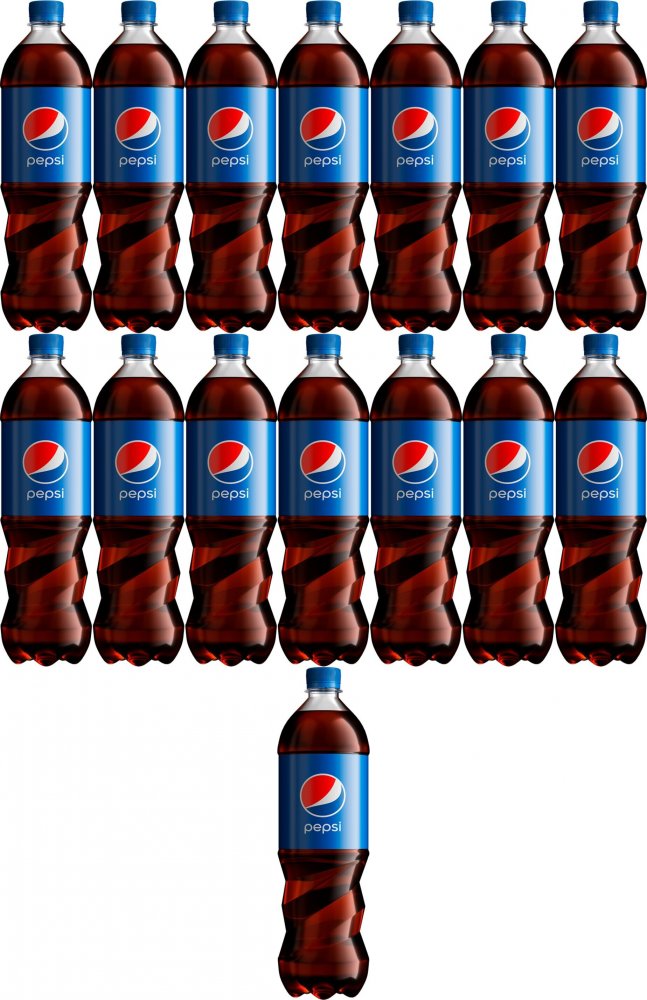 15x Napój gazowany Pepsi, butelka PET, 0.85l