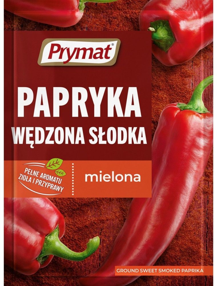 Papryka słodka wędzona mielona Prymat, 20g