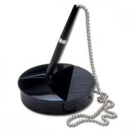 Długopis mocowany na łańcuszku Fellowes, czarny