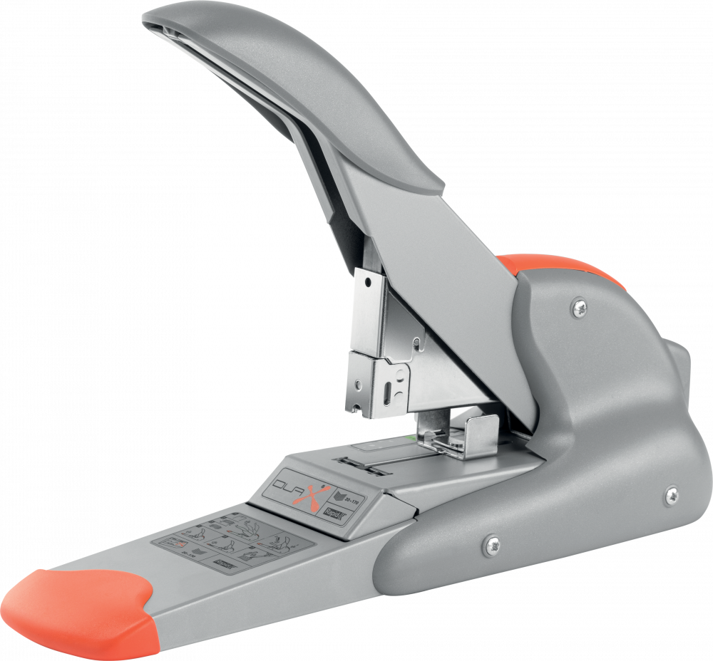 Zszywacz Rapid Supreme Duax, do 170 kartek, srebrno-pomarańczowy