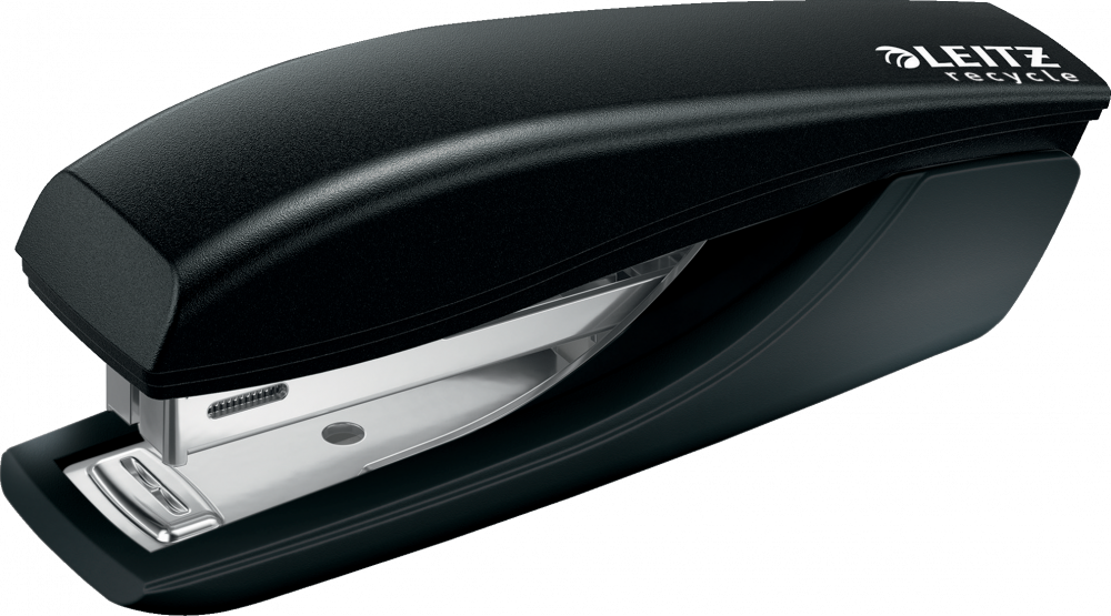 Zszywacz mini Leitz NeXXt Recycle, do 10 kartek, czarny