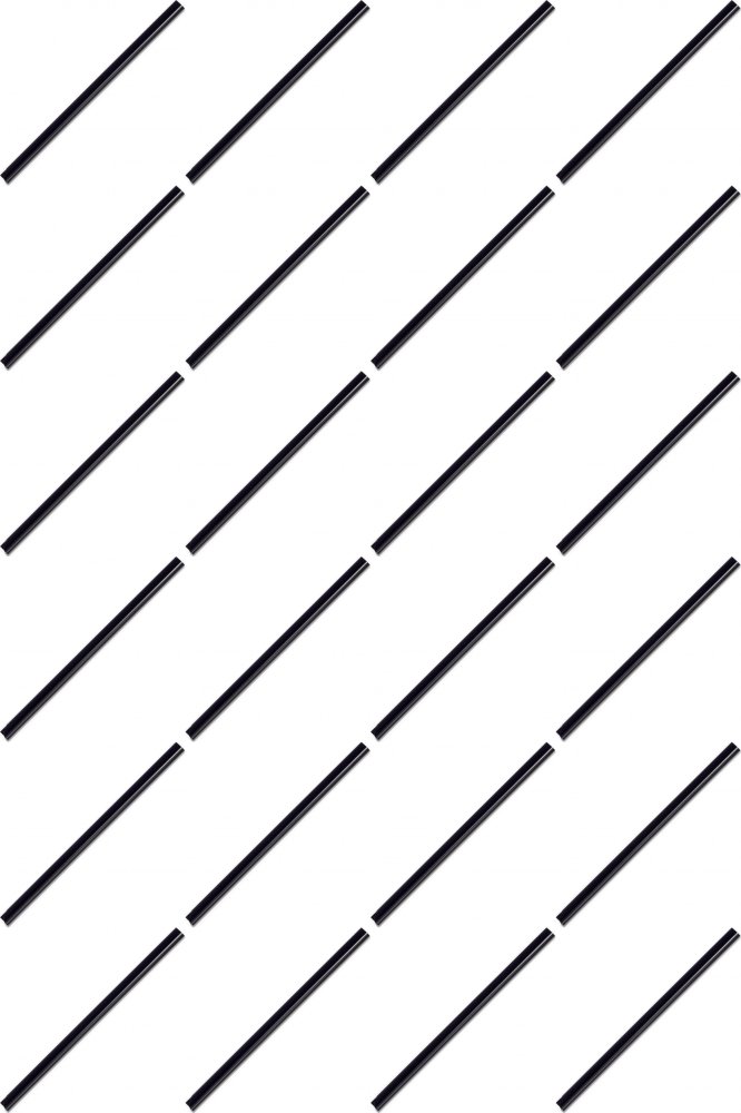 24x Listwa wsuwana Durable, 6mm, do 60 kartek, 1 sztuka, czarny