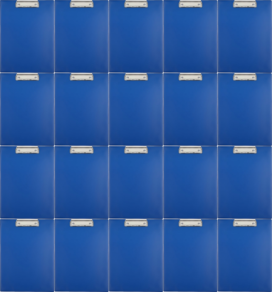 20x Clipboard Biurfol, A4, niebieski
