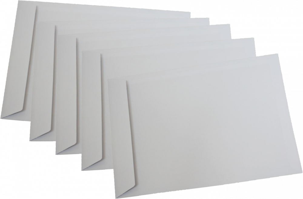 10x Koperta standardowa NC, B5, z paskiem HK, 50 sztuk, biały