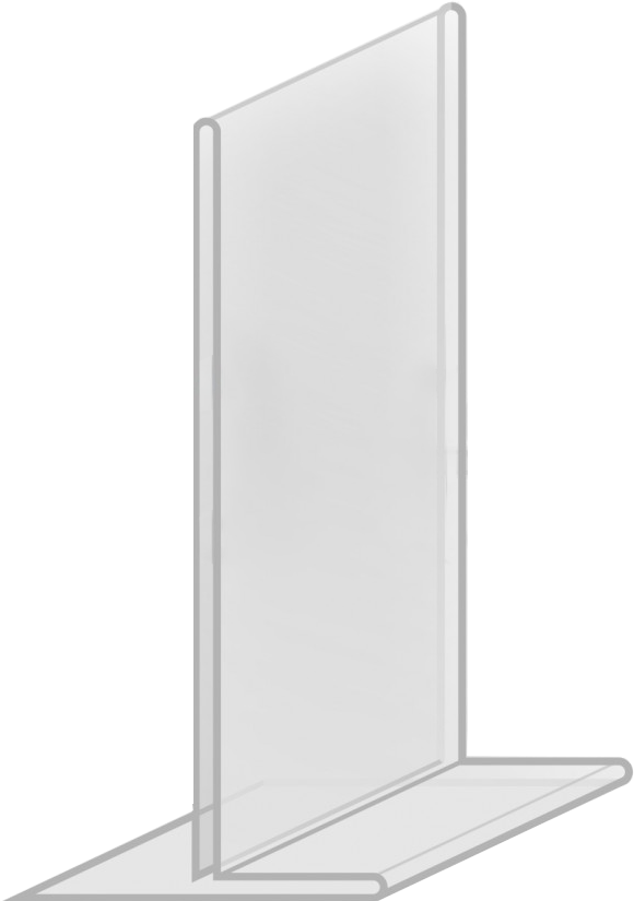 Stojak na prospekty Artcop Info, typ T, A4, pionowy, przezroczysty