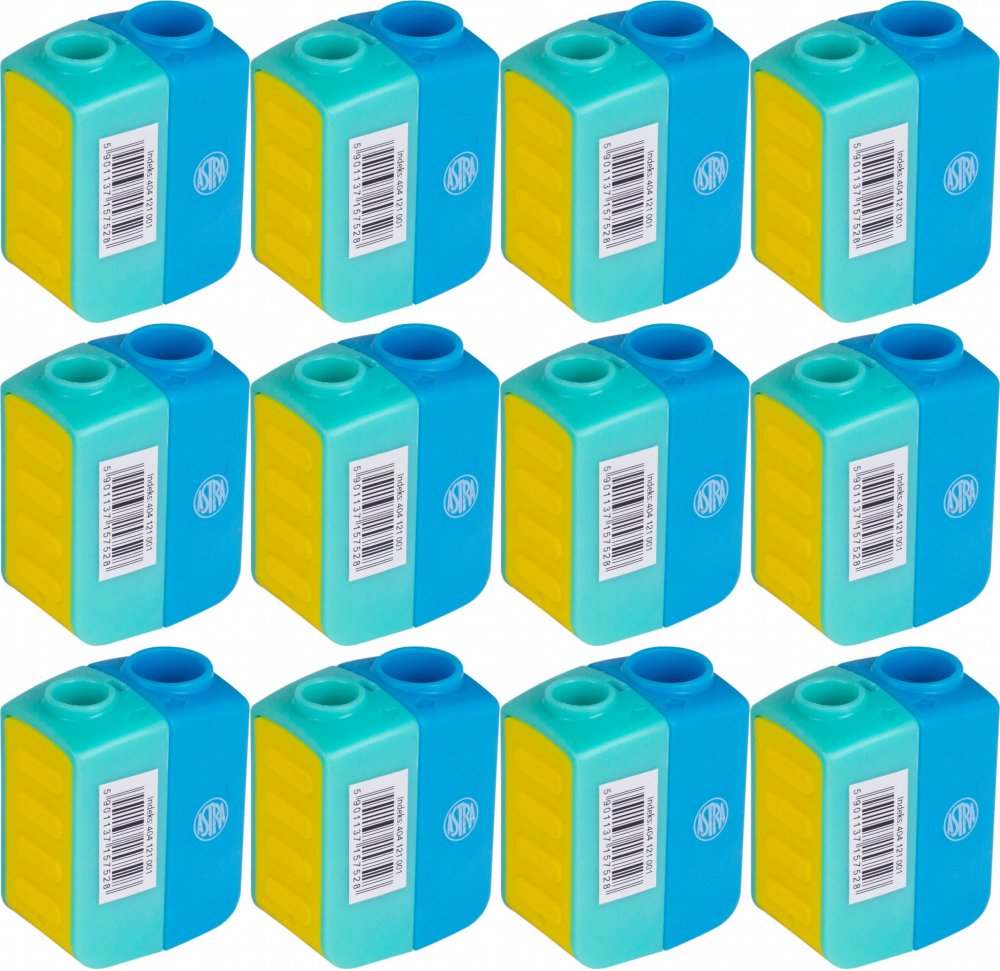 12x Temperówka Astra Duo z dwoma otworami, mix kolorów