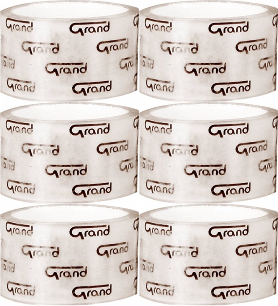 6x Taśma klejąca Grand, 24mm x 20yd, przezroczysty