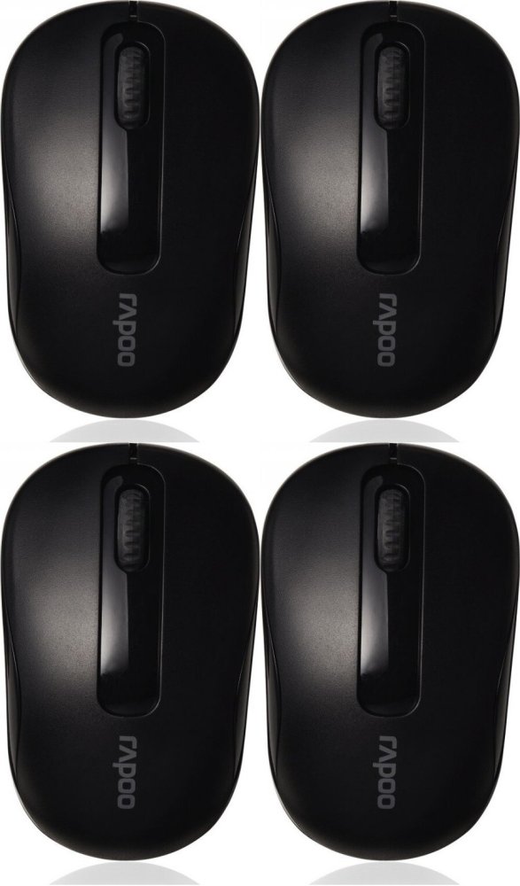 4x Myszka bezprzewodowa Rapoo M10PLUS, optyczna, czarny