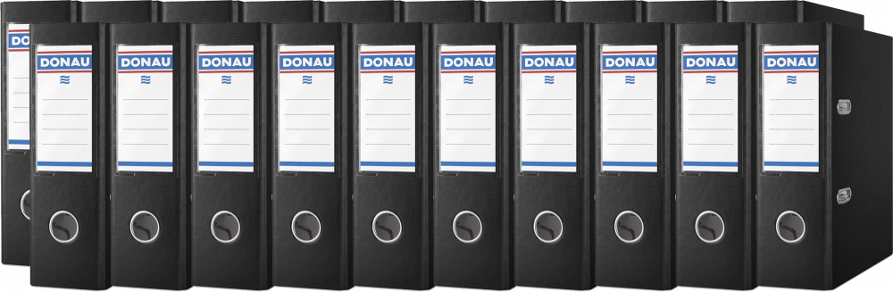 20x Segregator A5 Donau Master, 75mm, czarny
