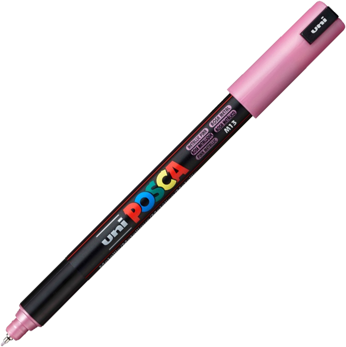 Marker Posca PC-1MR, z farbą plakatową, 0.7mm, różowy