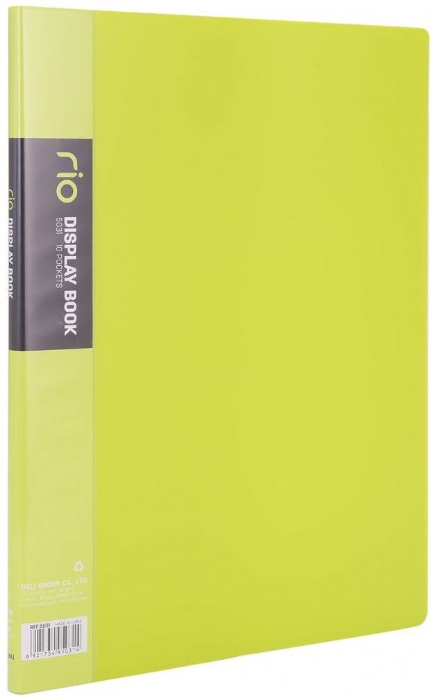 Album ofertowy Deli Rio, A4, 10 koszulek, zielony