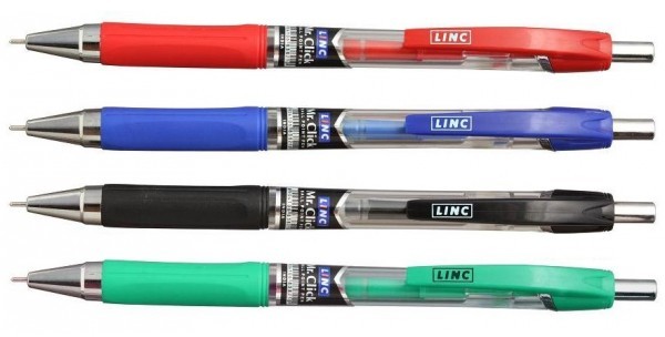 Długopis automatyczny Linc, Mr.Click, 12szt, niebieski