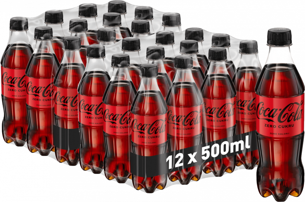 24x Napój gazowany Coca-Cola Zero, butelka, 0.5l