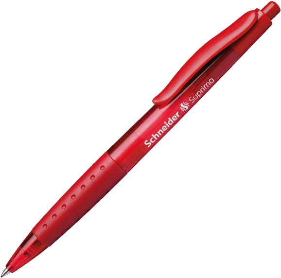 Długopis automatyczny Schneider Suprimo, M, czerwony
