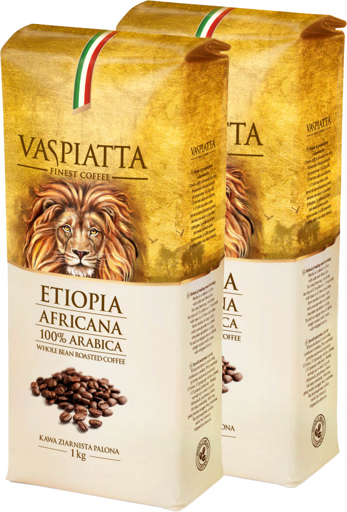 2x Kawa Ziarnista Vaspiatta Africana, 1kg