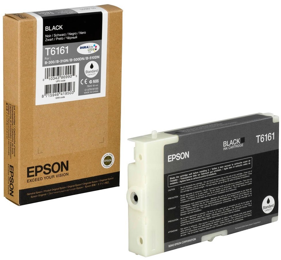 Tusz Epson T6161 (C13T616100), 3000 stron, black (czarny)