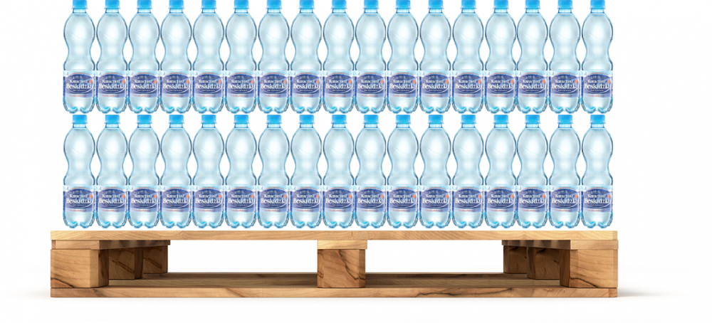 480x Woda niegazowana Kuracjusz Beskidzki, 0.5l, butelka PET