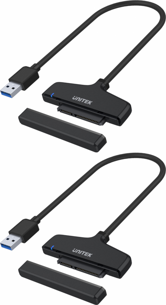 2x Adapter Unitek Y-1096 mostek USB 3.0 do SATA III 6G, 30cm, czarny