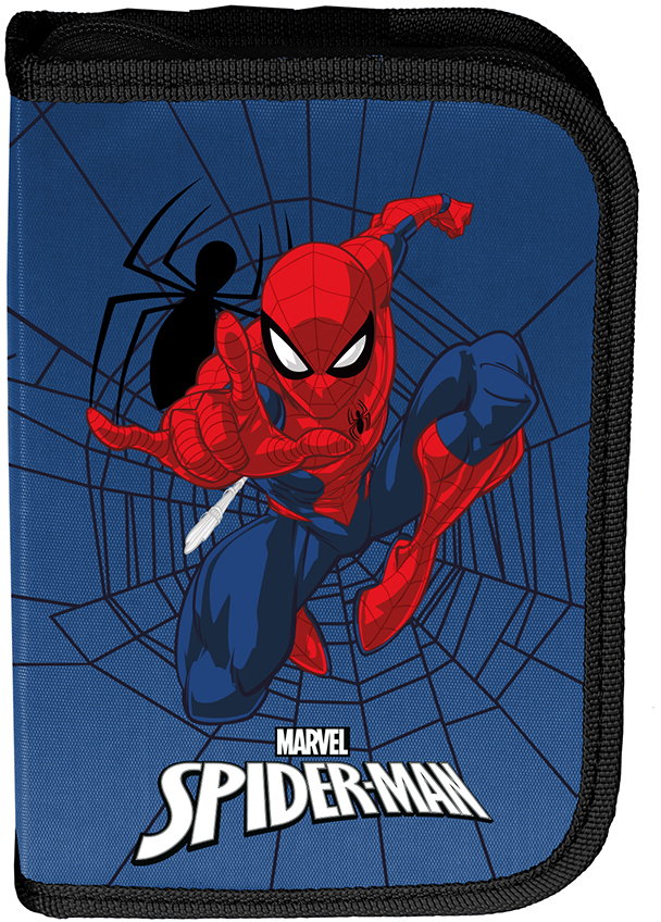 Piórnik szkolny Paso Spider-Man, 1-komorowy, bez wyposażenia