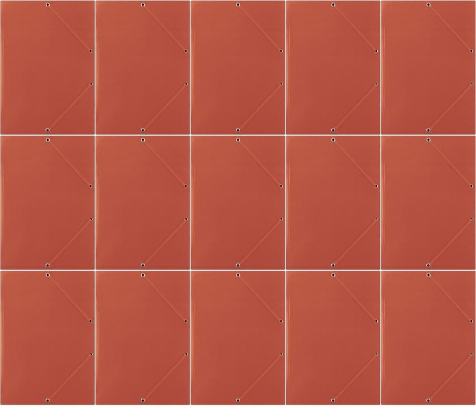 15x Teczka kartonowa z narożną gumką Donau, A4, 3-skrzydłowa, 400g/m2, czerwony