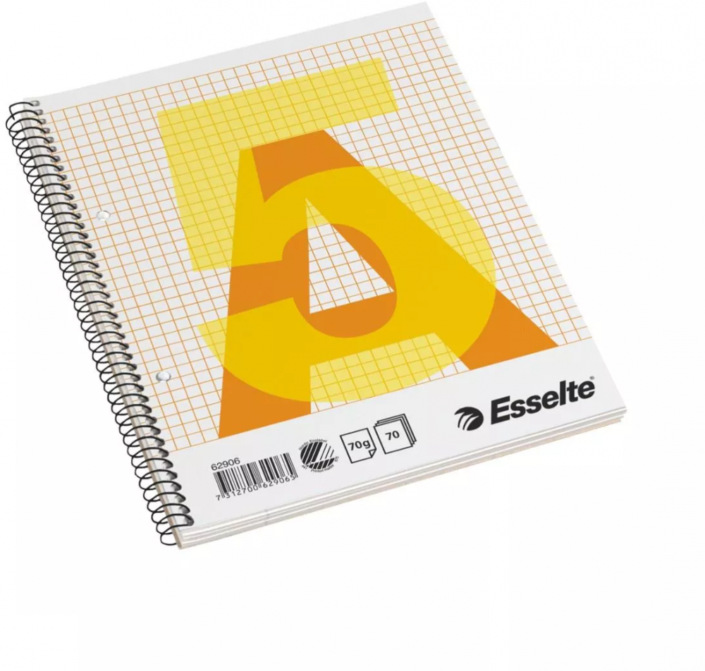 Kołonotatnik Esselte College, A5, w kratkę, 70 kartek