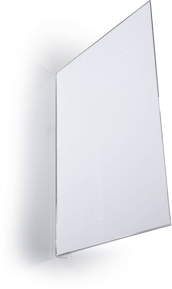 Szyld regałowy Durable, samoprzylepny, A4, pionowy, 10 sztuk, transparentny