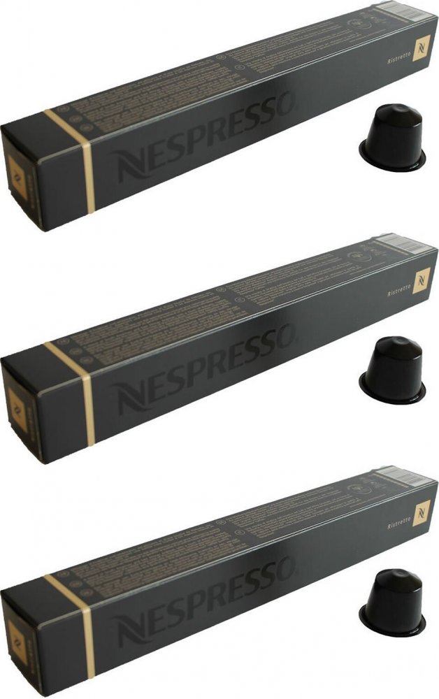 3x Kapsułki do ekspresu Nespresso Ristretto, 10 sztuk