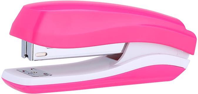 Zszywacz Deli Rio E0350, do 25 kartek, różowy