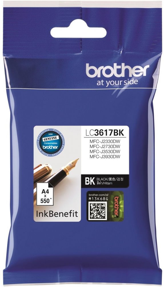 Tusz Brother (LC3617BK), 550 stron, black (czarny)