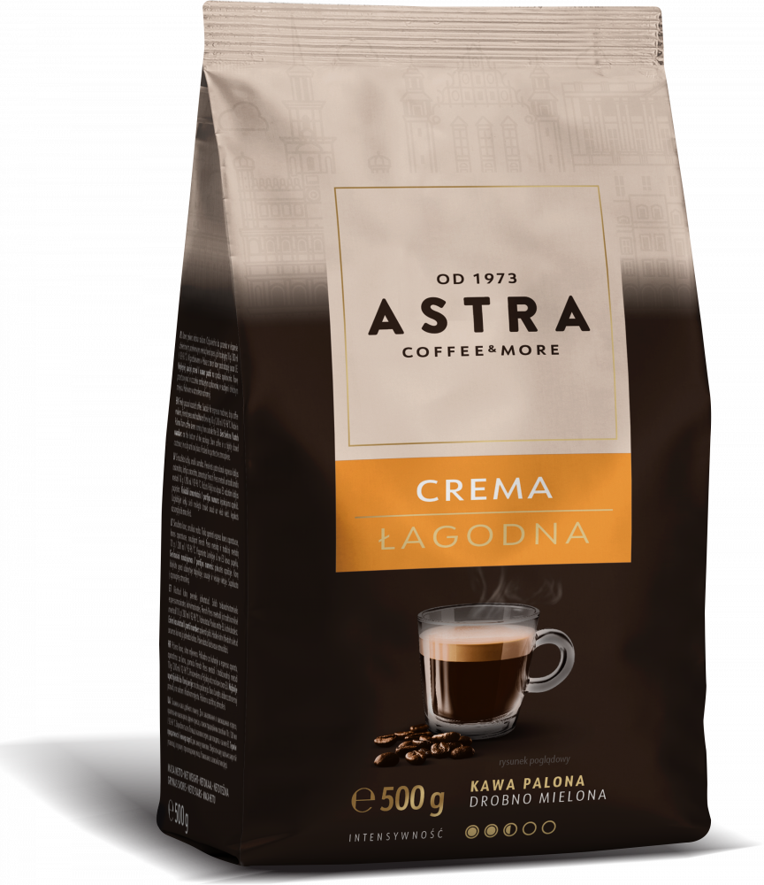Kawa mielona Astra Łagodna Crema, 500g