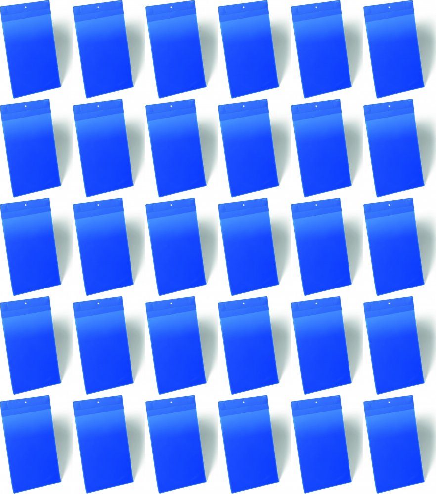 3x Kieszeń magnetyczna Durable, neodymowa, A4, pionowa, 10 sztuk, granatowy