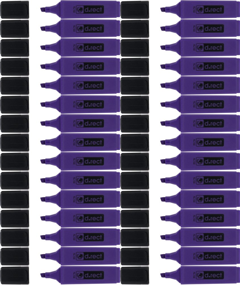 144x Zakreślacz D.Rect, 1128, ścięta, fioletowy