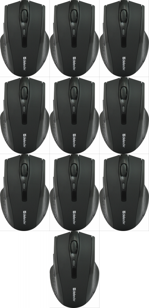 10x Myszka bezprzewodowa Defender Accura MM-665, optyczna, czarny