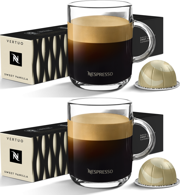 2x Kapsułki do ekspresu Nespresso Barista Creations Sweet Vanilia, 10 sztuk