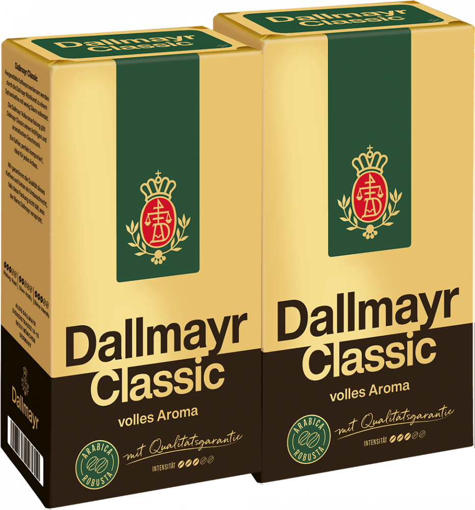 2x Kawa mielona Dallmayr Classic, 500g