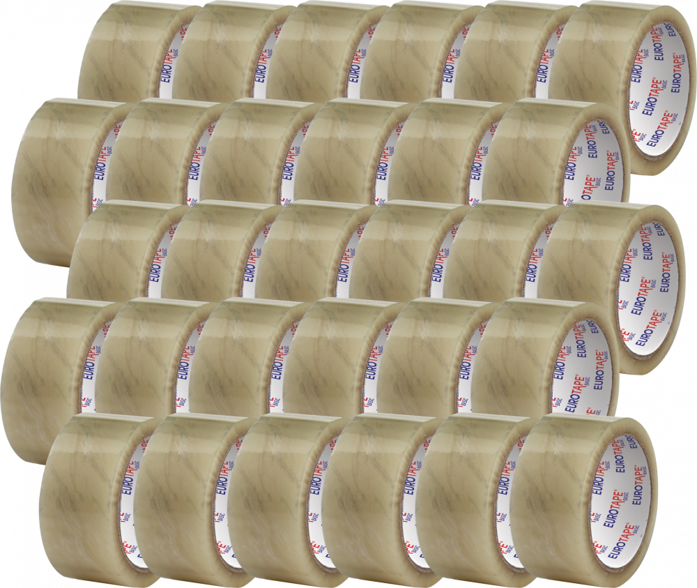 36x Taśma pakowa Dalpo, cicha, akrylowa, 48mmx54m, bezbarwny