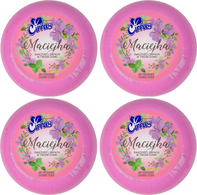 4x odświeżacz powietrza Cirrus tulipan, maciejka, żel, 150g