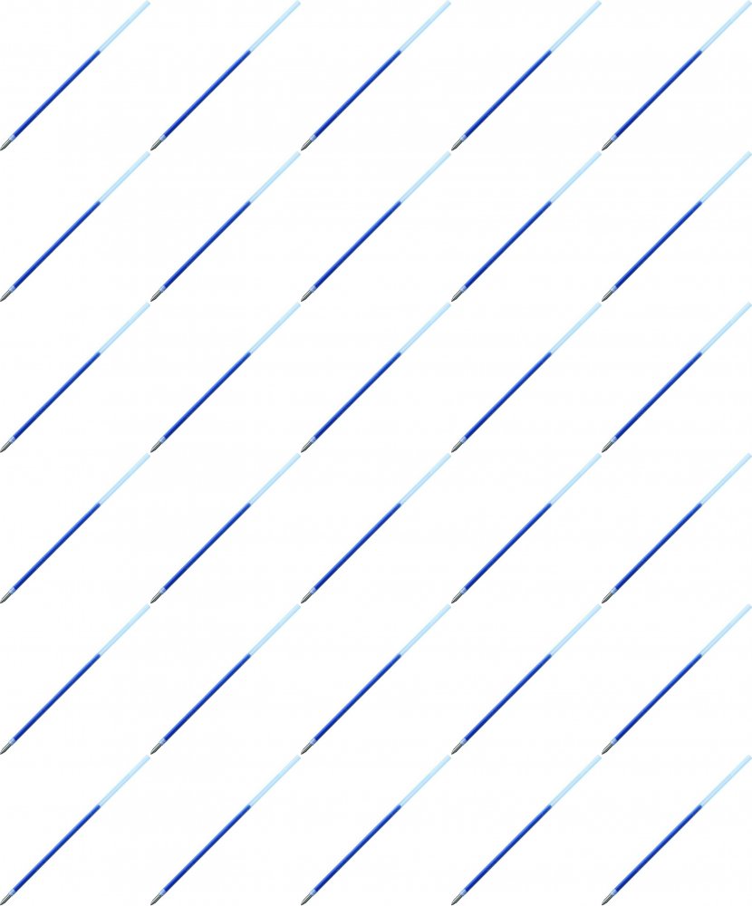 60x Wkład UNI, SXR-71, do długopisu SXN-101, 0.7mm, niebieski