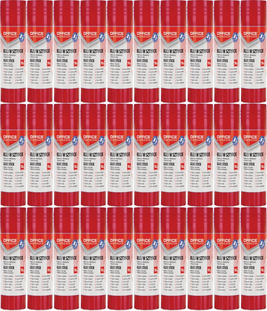 72x Klej biurowy Office Products, w sztyfcie, 10g