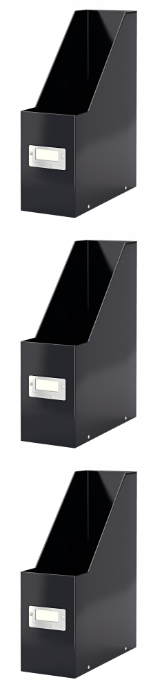 3x Organizer Leitz Wow Click&Store, A4, 95mm, do 950 kartek czarny
