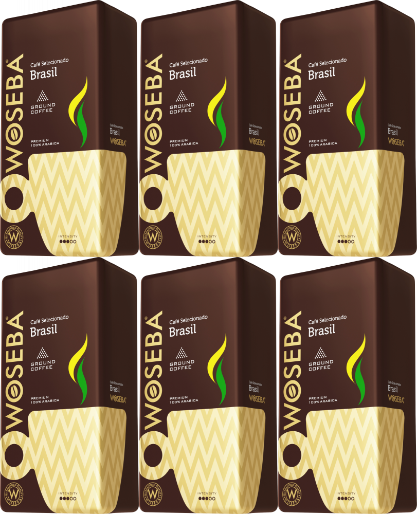 6x Kawa mielona Woseba Cafe Brasil, 500g