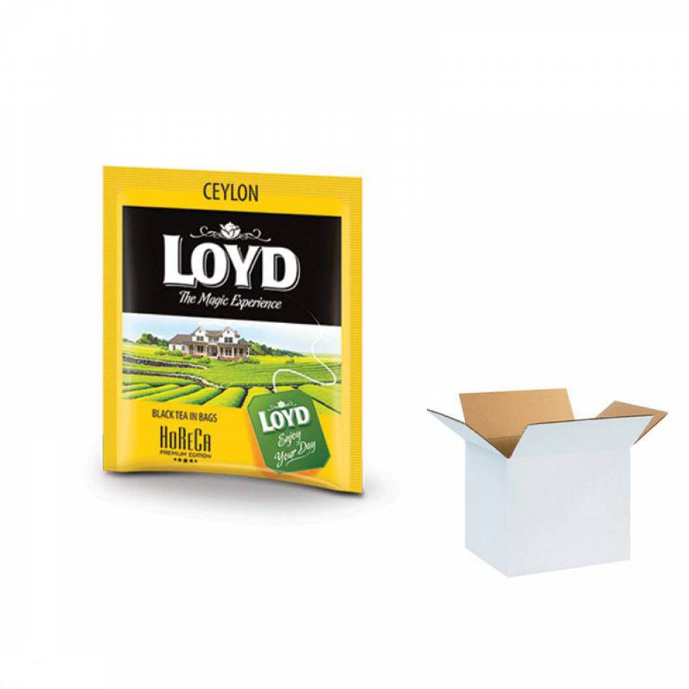 Herbata czarna w kopertach Loyd Ceylon, 500 sztuk x 2g
